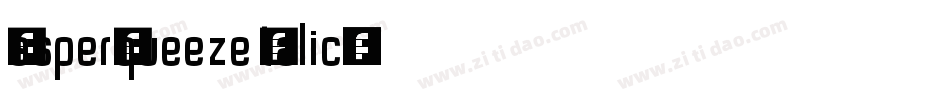 JasperSqueeze Italic字体转换